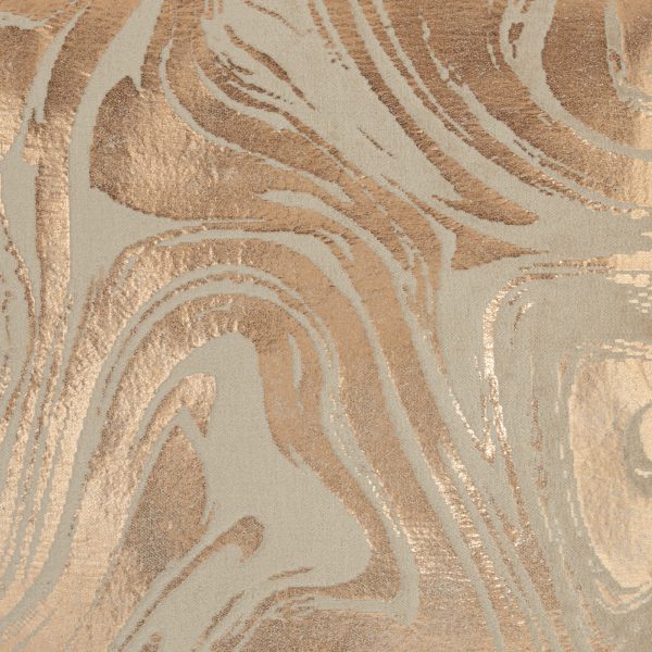 Pink Accent Throw Pillow with Rose Gold Swirl Design - Image 4