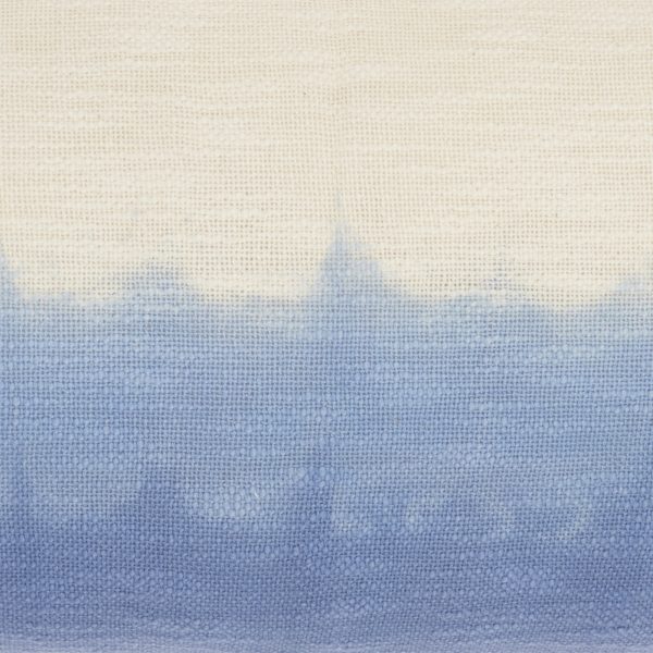 Blue Ombre Tasseled Lumbar Pillow - Image 4