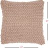 Pink Knotted Detail Throw Pillow - Image 5