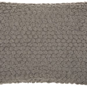 Dark Gray Knotted Detail Lumbar Pillow