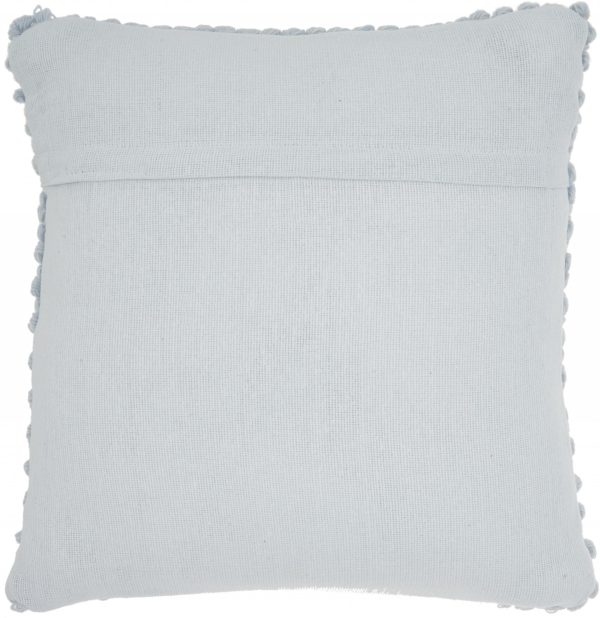Periwinkle Knotted Detail Throw Pillow - Image 2