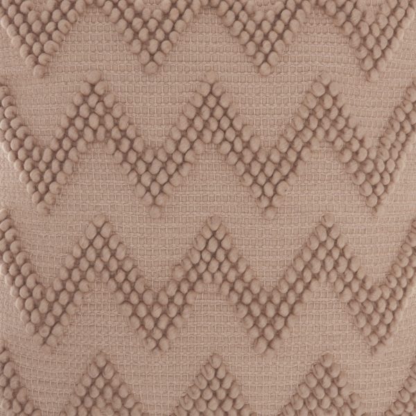 Rose Pink Chevron Detail Throw Pillow - Image 4