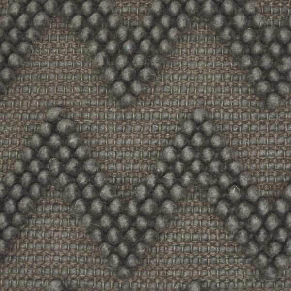 Dark Gray Chevron Detail Throw Pillow - Image 4