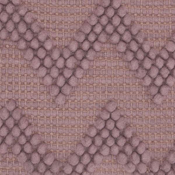 Boho Pale Purple Textural Chevron Throw Pillow - Image 4