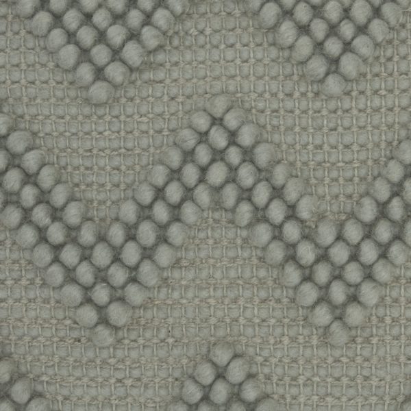 Light Gray Chevron Detail Lumbar Pillow - Image 4