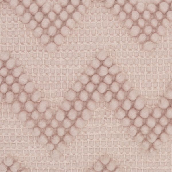 Tea Pink Chevron Detail Lumbar Pillow - Image 4