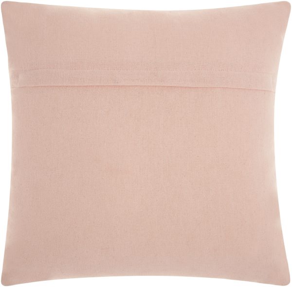 Boho Mauve Rose Textural Chevron Throw Pillow - Image 2