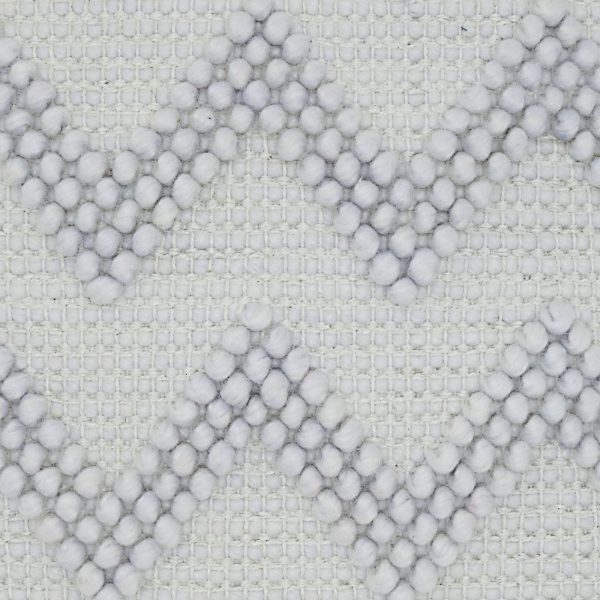 Pale Blue Chevron Detail Throw Pillow - Image 4
