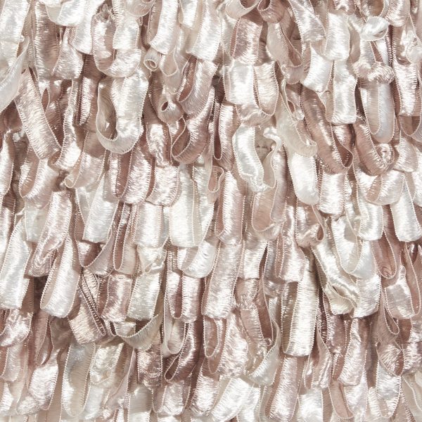 Shiny Rose Pink Shaggy Throw Pillow - Image 4