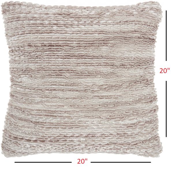 Petite Purple and White Striped Throw Pillow - Image 5