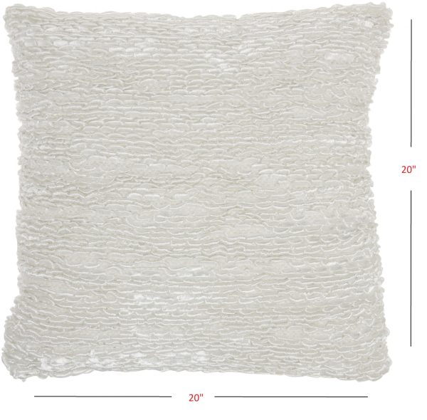 Petite White Striped Throw Pillow - Image 5