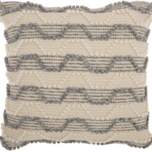 Bohemian Cream Detail Throw Pillow