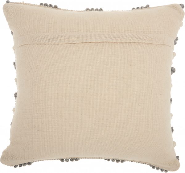 Bohemian Cream Detail Throw Pillow - Image 2
