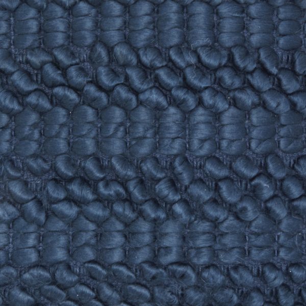 XL Dark Blue Pom-Pom Detailed Throw Pillow - Image 4