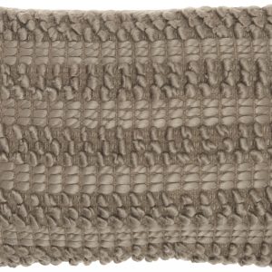 Taupe Pom-Pom Detailed Lumbar Pillow