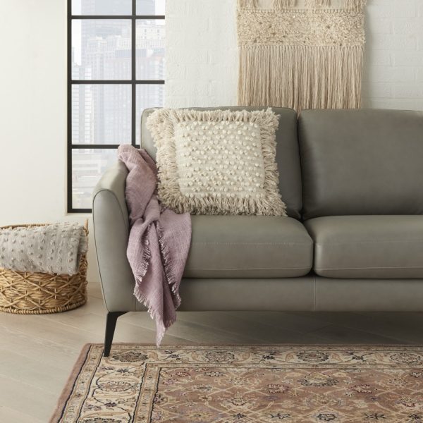 Cream Bohemian Decorative Throw Pillow - Image 2