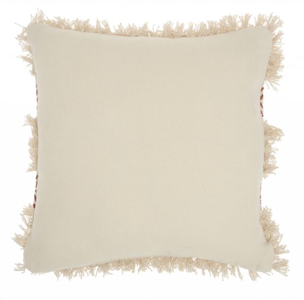 Clay Diamond Patterned Throw Pillow - Image 2