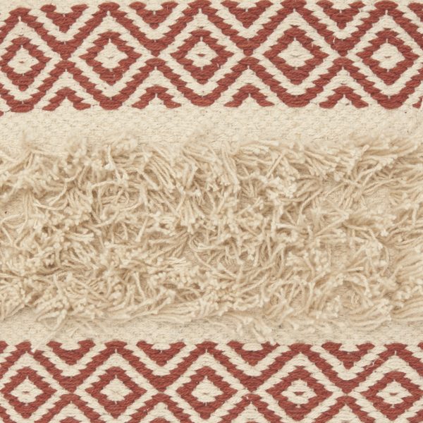 Clay Diamond Patterned Throw Pillow - Image 4