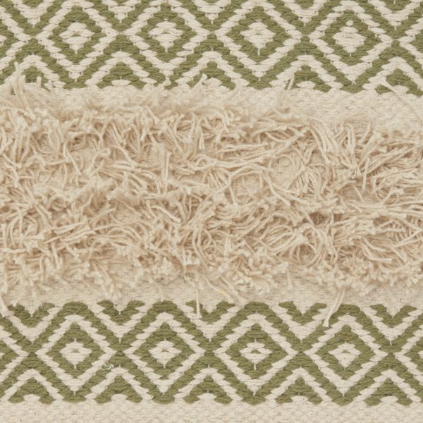 Sage Diamond Patterned Throw Pillow - Image 4