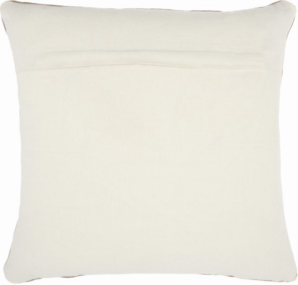 Solid Clay Distressed Throw Pillow - Image 2