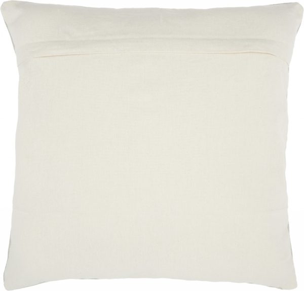 Solid Sand Distressed Throw Pillow - Image 2