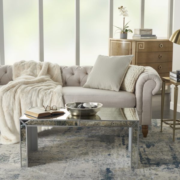 Solid Sand Distressed Throw Pillow - Image 3