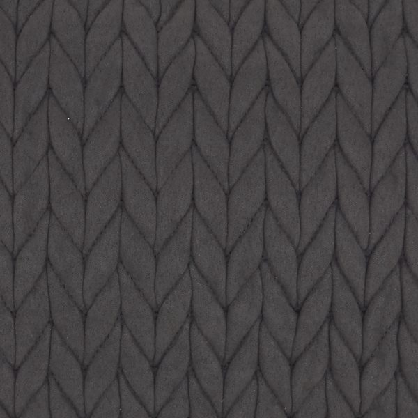 Charcoal Chunky Braid Lumbar Pillow - Image 4