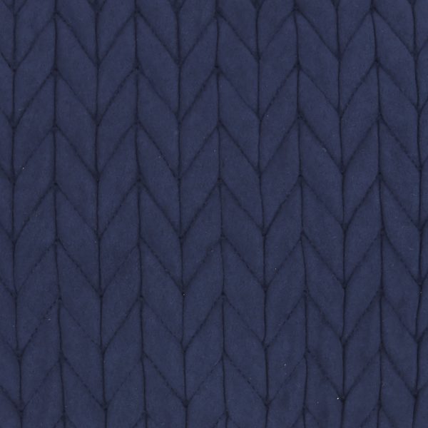 Navy Blue Chunky Braid Lumbar Pillow - Image 4
