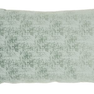 Pale Green Distressed Gradient Lumbar Pillow