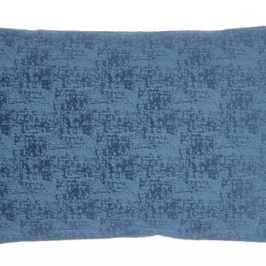 Navy Blue Distressed Gradient Lumbar Pillow