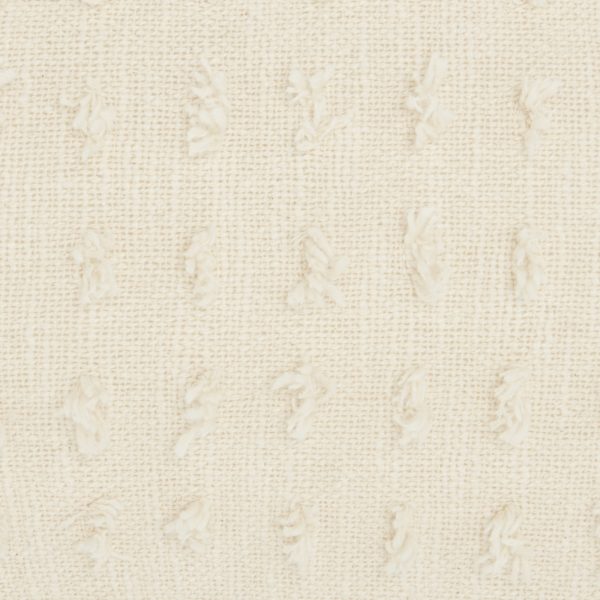 Tassel Detailed White Lumbar Pillow - Image 4