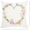 Sweet Heart Wreath Throw Pillow - Image 4