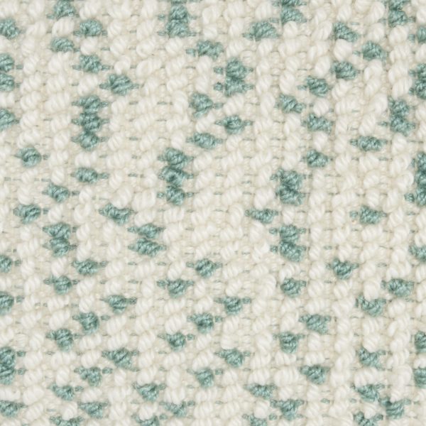 Light Blue Dotted Throw Pillow - Image 4