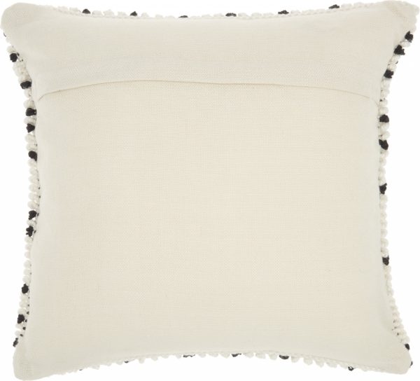 Black Dotted Throw Pillow - Image 2