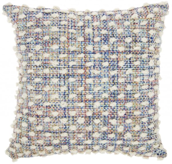 Multicolor Woven Detailed Throw Pillow