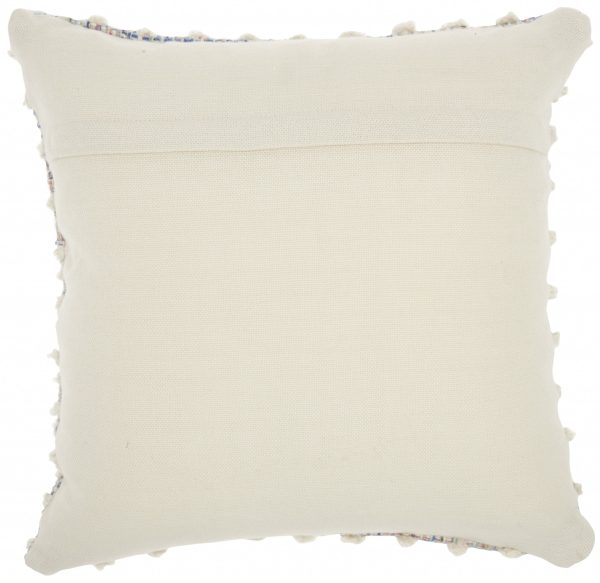 Multicolor Woven Detailed Throw Pillow - Image 2