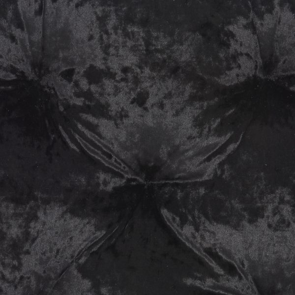24" Black Silky Soft Velvet Throw Pillow - Image 4