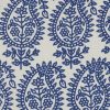 Blue and Ivory Bohemian Paisley Throw Pillow - Image 3