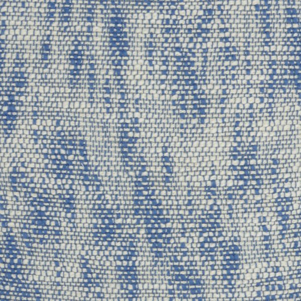 Blue and Ivory Abstract Pattern Throw Pillow - Image 4