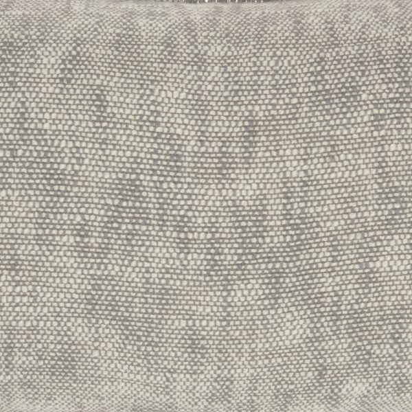 Gray and White Woven Heathered Lumbar Throw Pillow - Image 4