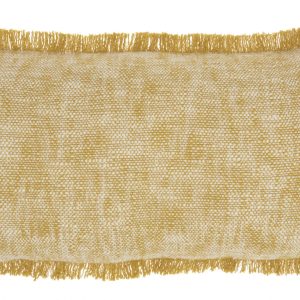 Mustard Hand Woven Throw Pillow