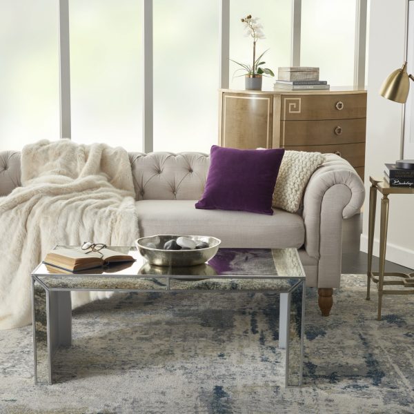 Purple Velvet Modern Throw Pillow - Image 3