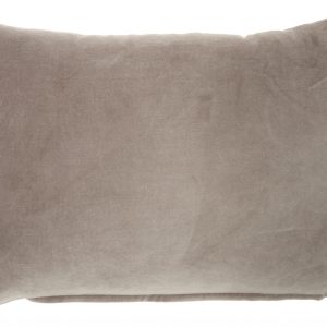 Solid Taupe Casual Throw Pillow