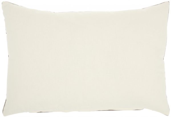 Solid Taupe Casual Throw Pillow - Image 2
