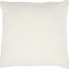 Taupe Velvet Modern Throw Pillow - Image 2