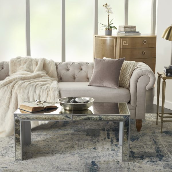 Taupe Velvet Modern Throw Pillow - Image 3