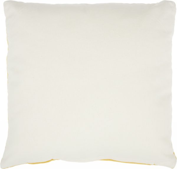 Yellow Velvet Modern Throw Pillow - Image 2