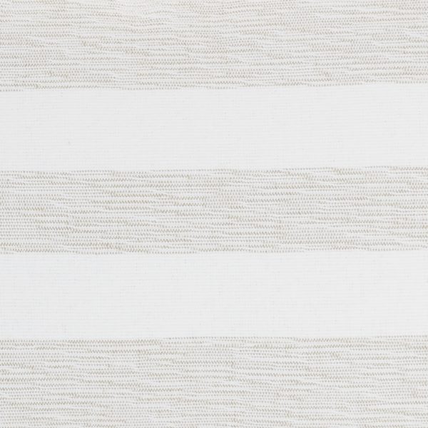 Taupe and White Stripes Lumbar Throw Pillow - Image 4