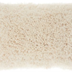 Cream Kubby Plush Lumbar Throw Pillow