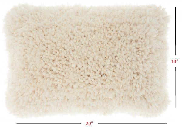 Cream Kubby Plush Lumbar Throw Pillow - Image 3